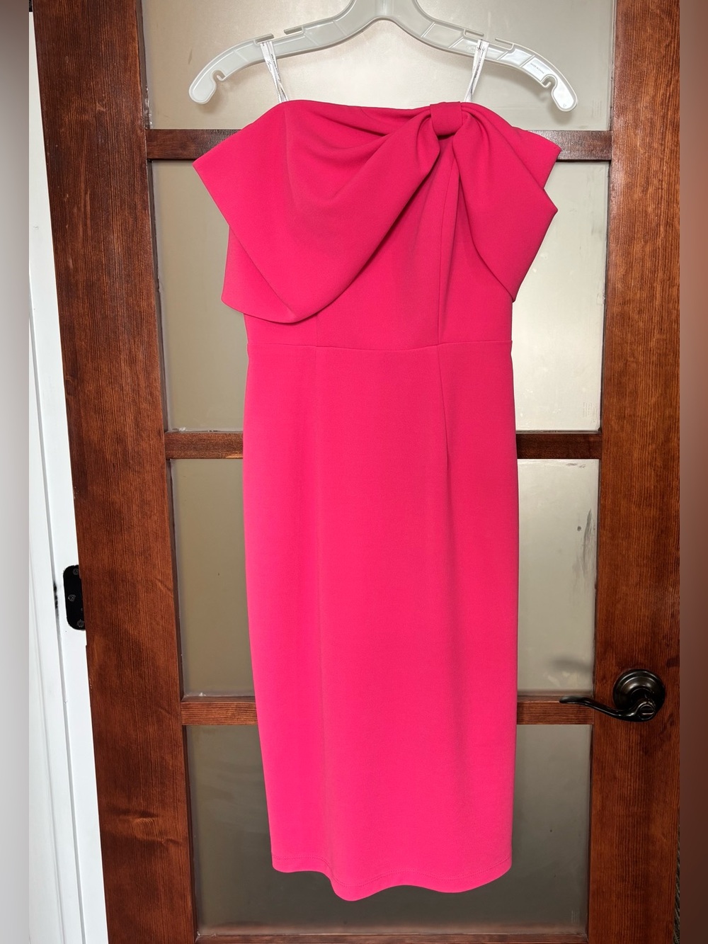 Frank Lyman Design Off The Shoulder Pink Dress